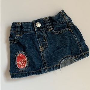 6-12m denim skirt